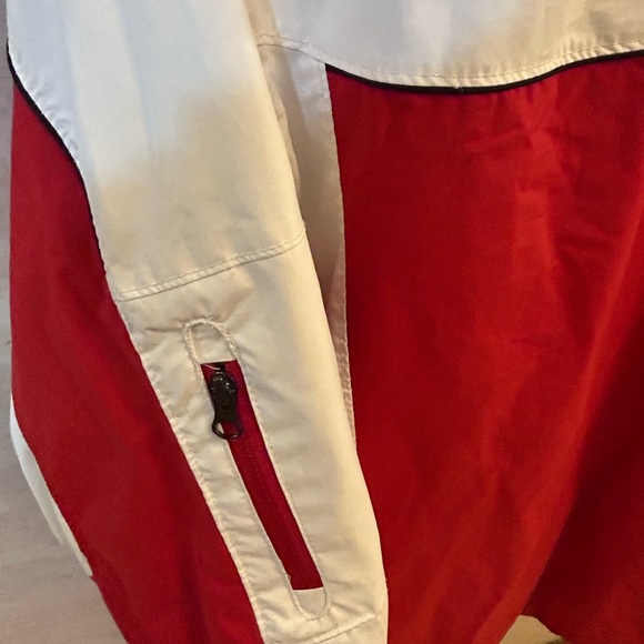 3 In 1 Columbia Red and White Hooded Jacket - Picture 14 of 16